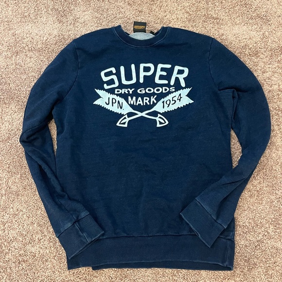Men’s large superdry crew neck sweater - Picture 1 of 1